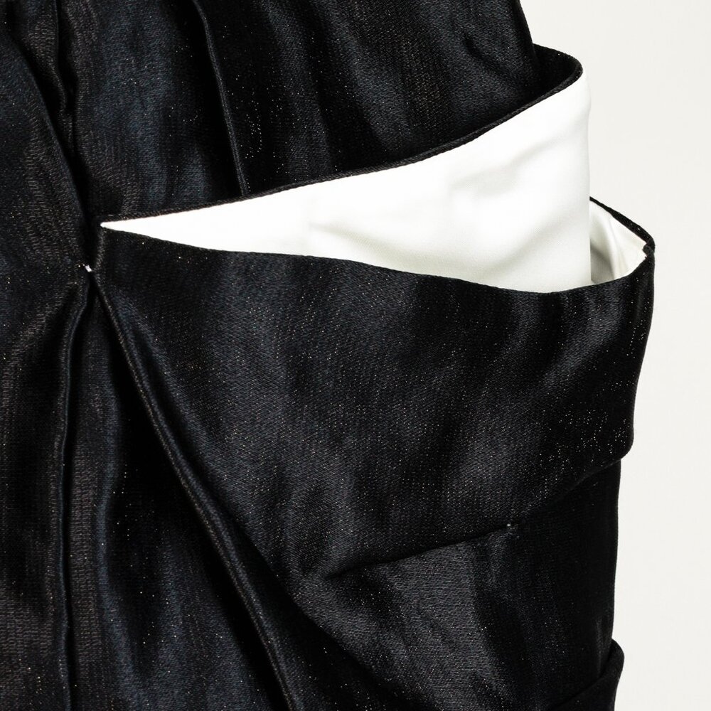 Prada 2009 Black Large Satin Bow Skirt - Picture 3 of 12